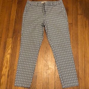 Michael Kors Size 10 Black/White Pants